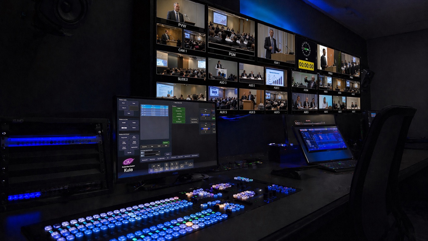 Control central de OPERCAM durante una producción
